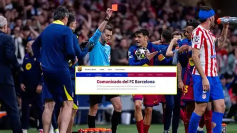 Barcelona Appeals to UEFA: Lists Seven Major Injustices in Two-Legged Tie Against Atletico Madrid