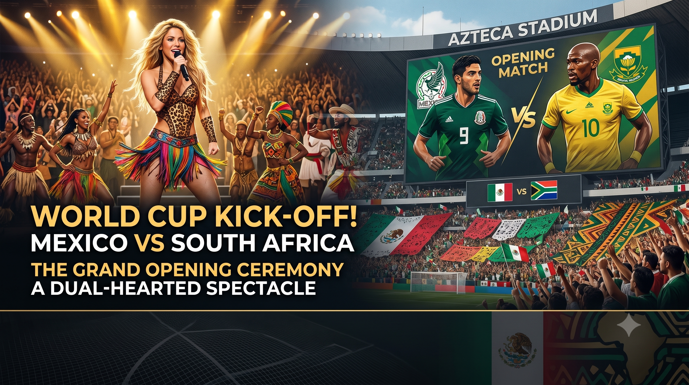 How to Watch World Cup Opening Ceremony & Mexico vs South Africa :Free Live Stream, TV channel and Start Time All in Preview